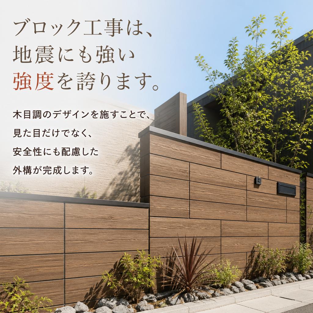 ブロック工事のメリット