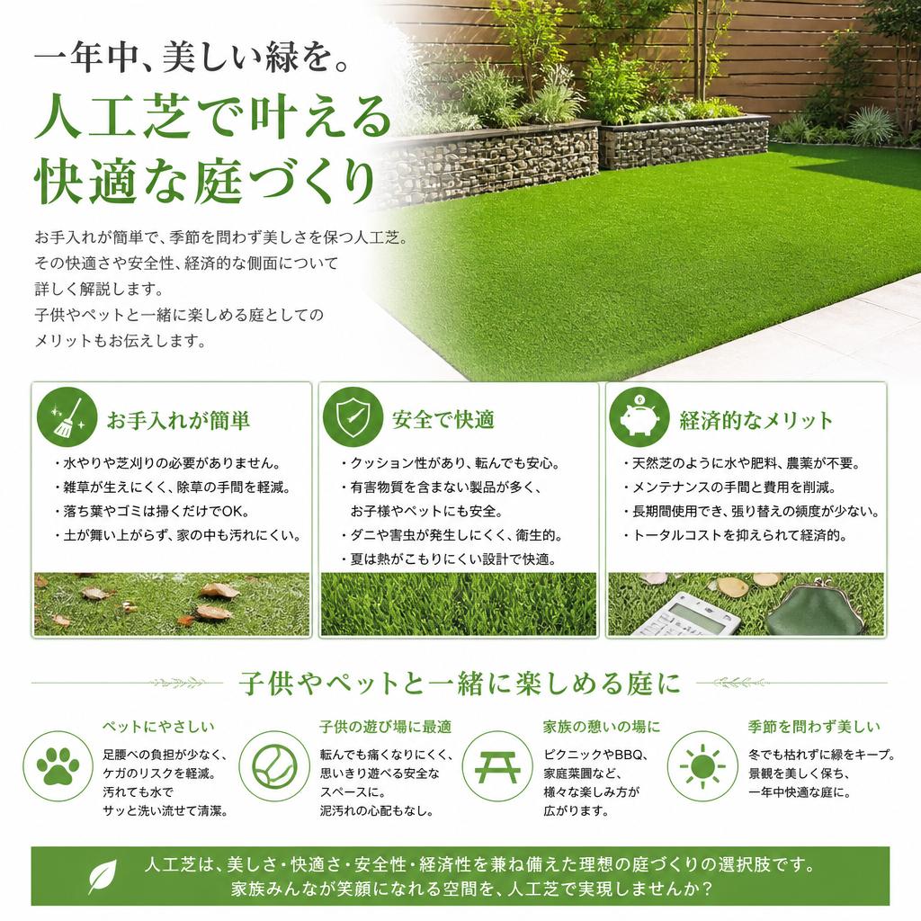 人工芝の魅力と利点