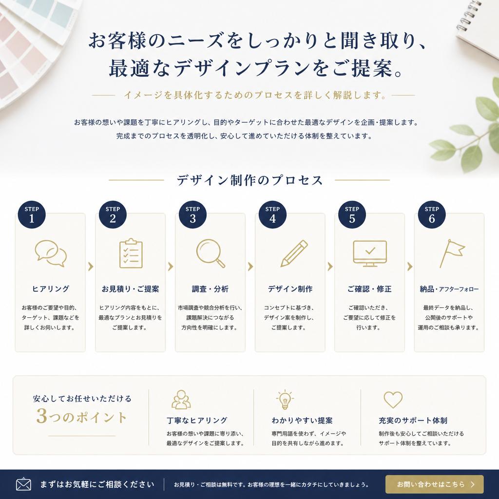 3. エクステリアデザインの流れ
