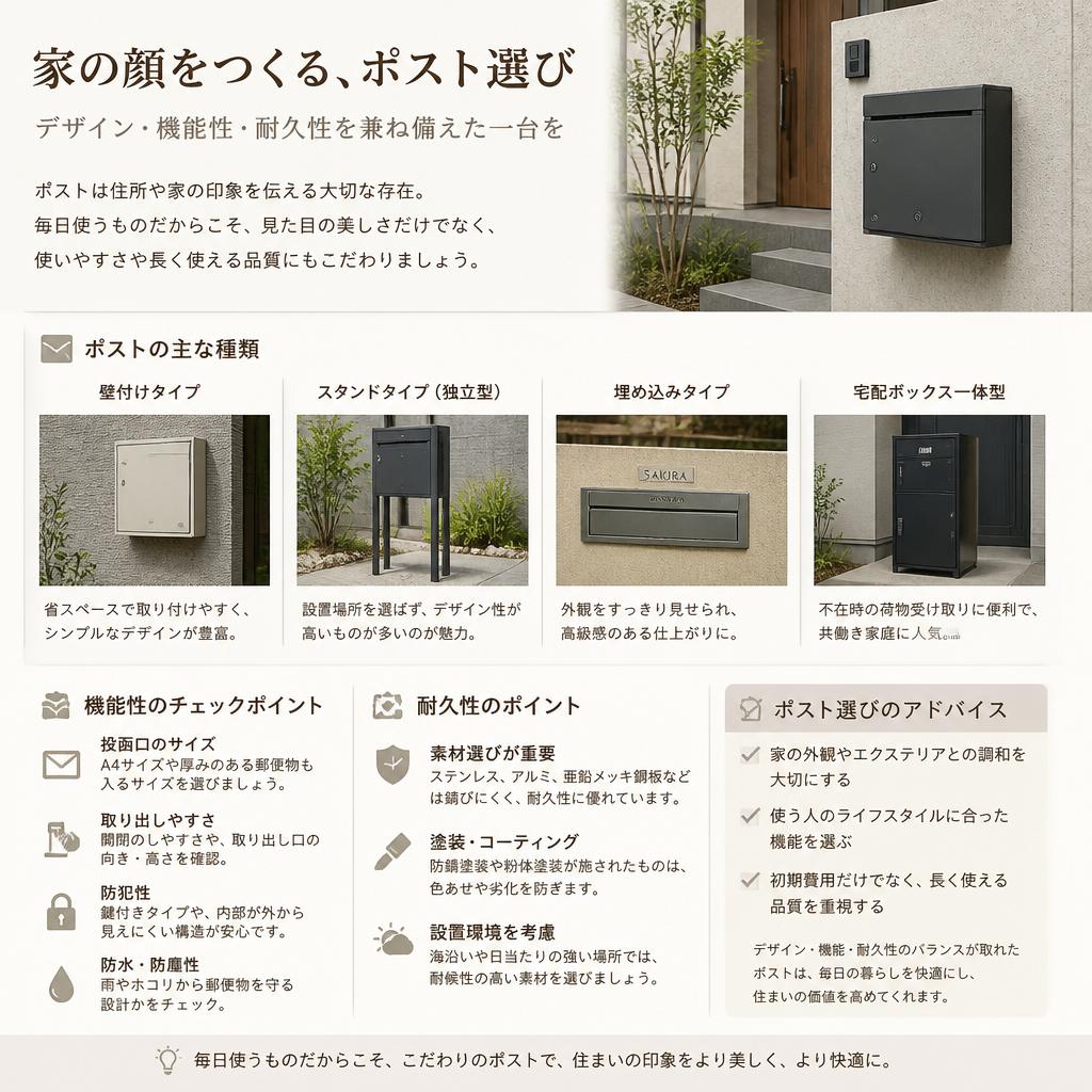 ポスト設置の重要性とそのメリット